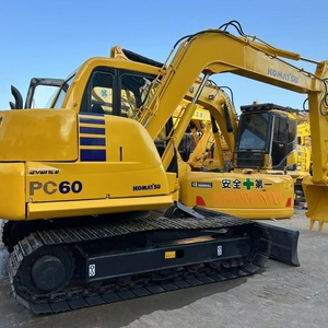 Excavadora de cadenas usada Komatsu PC60 de 6 toneladas, excavadora hidráulica pc60 pc56 pc55 en venta, disponible en stock. - Product Image 1