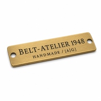 Étiquettes et Plaques Métalliques pour Sacs à Main – Gravure Personnalisée en Laiton Plaqué pour Sacs et Articles en Cuir