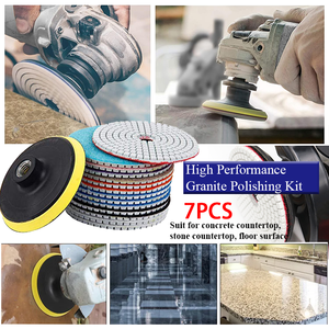 Trung Quốc giá rẻ 100 125 180 mét trái phiếu nhựa kim cương tay đánh bóng cho Countertop bề mặt thạch anh Granite đá cẩm thạch sàn - Product Image 3