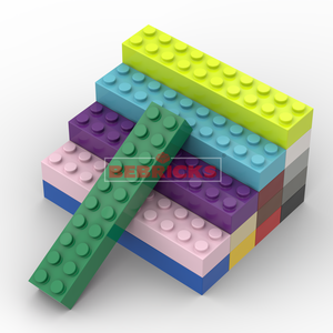 BEBRICKS Série de pièces de construction 3006 Briques 2x10 Blocs de construction Jouet Pièce de base MOC Ensemble de plaques pour garçons et filles Créer - Product Image 6