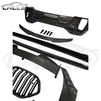 Kit Completo de Carrocería de Fibra de Carbono LLB para BMW X6 G06/X6M F96 2020-2025: Labio Delantero/Faldones Laterales/Difusor Trasero/Alerón/Cubiertas de Espejos/Capó