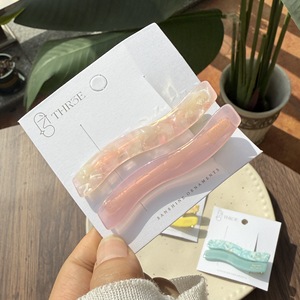 Pinzas de Pelo con Diseño OEM, Estilo Vintage, Geométricas y Simples, de Acetato, para <span class=keywords><strong>Mujer</strong></span>, con Diseño de Pico de Pato, para Fijar el <span class=keywords><strong>Cabello</strong></span> Lateral y las Flequillos, para Chicas - Product Image 5