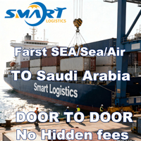 Transitaire maritime et aérien le moins cher pour FCL et LCL, agent de fret express, services DDP porte-à-porte, Arabie Saoudite