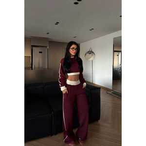 Survêtement bicolore bordeaux - Product Image 4