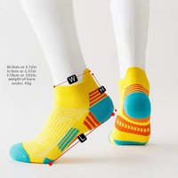 Chaussettes athlétiques respirantes unisexes, anti-friction, antidérapantes, pour la course à pied, la gym, la randonnée, les sports de plein air