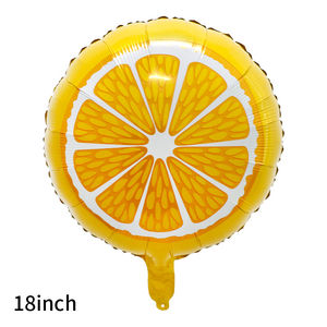 여름 휴가 18 인치 과일 호일 풍선 생일 이벤트 파티 장식 용품 수박 오렌지 딸기 장난감 - Product Image 5