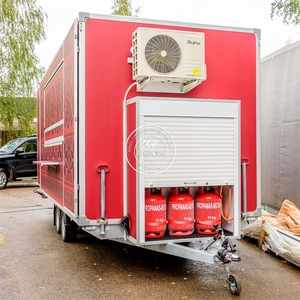 2025 Chine camion de nourriture remorque cuisine mobile OEM remorque de nourriture Pizza Bbq camion de nourriture chariot à café - Product Image 4