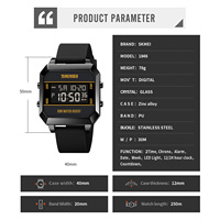 Montres numériques pour hommes SKMEI 1848, étanches, de sport, de mode, pour l'extérieur, de marque supérieure, montres électroniques LED pour hommes, Reloj Hombre