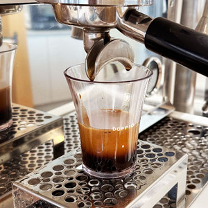 REUP Mini Clear Doppio Espresso Cup 160ml Made of Ecozen Plastic Unisex <b>Small</b> Coffee <b>Mug</b> for Espresso and Dessert - Product Image 5