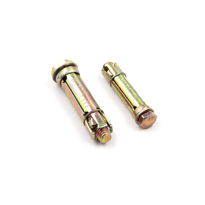 3Pcs Boulon de fixation avec rondelle et boulon d'alimentation couleur zinc robuste tirer mur ancre expansion couleur zinc boulon d'expansion
