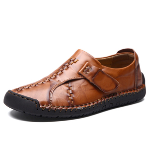 Zapatos de Moda, Zapatos de Cuero con Textura Hermosa, Talla Grande, Sandalias para Hombre Beath 2025, Zapatos de Cuero para Hombre - Product Image 1