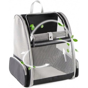 Free Sample Pet <b>Backpack</b> <b>Carrier</b> for Small Cats <b>Dogs</b> Ventilated Design, Safety Straps Buckle Support Collapsible Designed for - Product Image 1