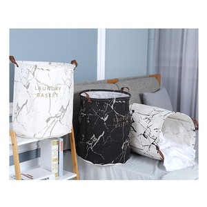 Canvas Fabric Laundry Storage Collapsible Laundry Basket