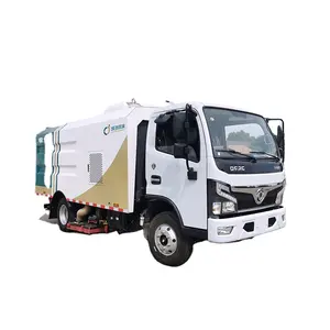 Aanpasbare 7.5cbm Straat Vegen Waswagen 6 Wielen Dongfeng Diesel Right Hand Drive Weg Wassen En Schoonmaken Truck