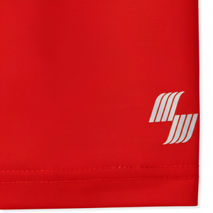 Short de basket-ball pour garçons en rouge Vêtements de sport personnalisés respirants Taille XS pour filles T-shirt et haut de basket-ball gratuits - Product Image 1