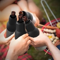 Gobelet isotherme 3-en-1 en acier inoxydable 304 pour bière et boissons, avec décapsuleur, double usage, maintien chaud/froid, gradué