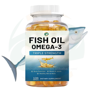 Cápsulas de Aceite de Pescado OEM, Triple Potencia 2600mg EPA, Suplementos para la Salud del Corazón y el Cerebro, 1000mg Omega <span class=keywords><strong>3</strong></span> - Product Image 1