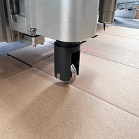 Máquina troqueladora automática de cartón para cajas de pizza para cajas de papel de cartón corrugado