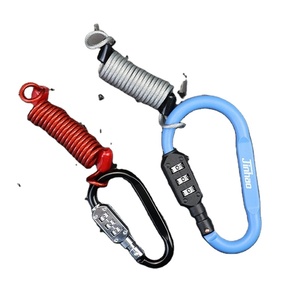 Cadenas à combinaison de type D <span class=keywords><strong>Jin</strong></span> Hao en alliage de zinc et d'aluminium, résistant aux coupures, pour casque de moto électrique, antivol, pour armoires et voitures - Product Image 1