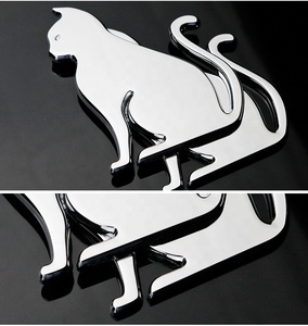 Emblemi in metallo <span class=keywords><strong>per</strong></span> <span class=keywords><strong>auto</strong></span> e Design <span class=keywords><strong>auto</strong></span> <span class=keywords><strong>adesivi</strong></span> <span class=keywords><strong>per</strong></span> <span class=keywords><strong>auto</strong></span> e distintivi in metallo con Design gatto con adesivo 3M - Product Image 5