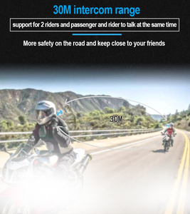 300M BT-12B Intercom Headphone Motorcycle Helmet Wireless BT <strong>Headset</strong> <strong>Automatically</strong> Answers the Phone - Product Image 3