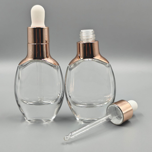 <span class=keywords><strong>Eric</strong></span> – Vente en gros de flacons compte-gouttes vides en verre transparent de haute qualité (15 ml, 30 ml, 50 ml) pour sérum cosmétique et huiles essentielles - Product Image 1