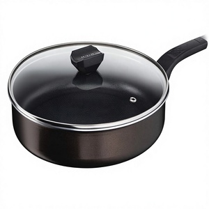 กระทะเคลือบกันติด รุ่น Easy Cook & Clean B5543302 ฝาแก้ว ทนความร้อน ใช้กับเตาไฟฟ้าได้ ด้ามจับซิลิโคน สำหรับเตาไฟฟ้า อลูมิเนียม N/C - Product Image 2