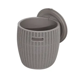 37L Beach Outdoor Garten Rattan Hocker Bar Doppel deck Eis tisch Lagerung Kunststoff Bier kühler