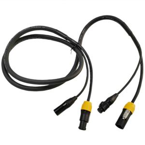 RVV 3CX2.5mm2 Câble combiné d'alimentation True1 et <span class=keywords><strong>DMX</strong></span> 5 broches Câble combiné PowerCon True1 et <span class=keywords><strong>DMX</strong></span> 5 broches mâle vers femelle - Product Image 3