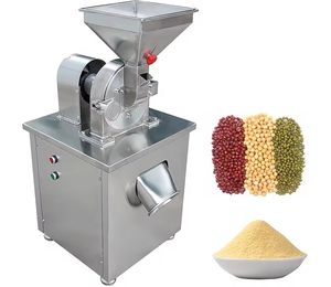 电动药草香料粉碎机自动食品加工研磨设备，带电机键，用于制粉 - Product Image 2