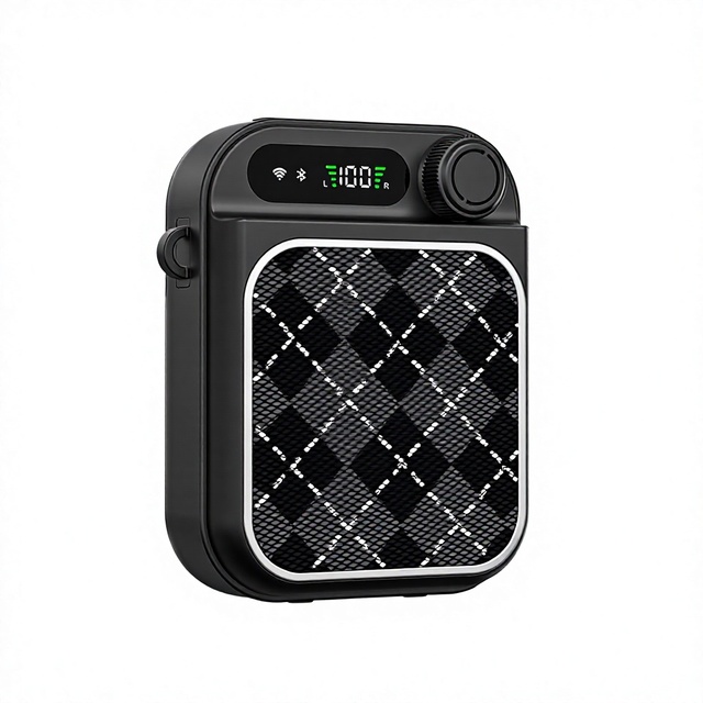Wireless Microphone Voice Amplifier Megaphone with Wide Compatibility Anti-howling Long Battery Life for Teaching Meetings