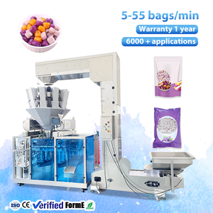Máquina de Llenado Automática de Alta Velocidad para Doypack, Bolsas Preformadas con Cierre, Bolas de Taro, Alimentos Congelados, Máquina de Sellado y Empaquetado Multifunción - Product Image 1