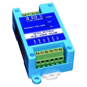 Répéteur de signal industriel 2 ports RS485 avec isolation optocoupleur et protection contre la foudre W727 - Product Image 3
