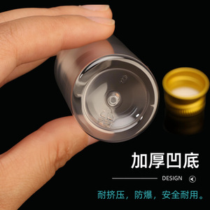 Factory direct stock of 30ml transparent aluminum cap plastic <b>bottles</b>, PET transparent dispensing <b>bottles</b>, and 100ml <b>small</b> - Product Image 1