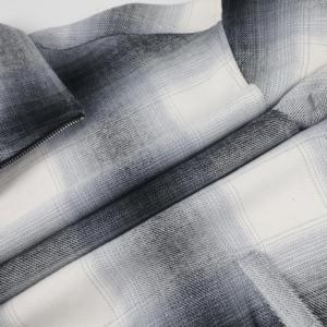 Camicie da <span class=keywords><strong>uomo</strong></span> di alta qualità, vestibilità ampia, <span class=keywords><strong>con</strong></span> zip, in misto cotone a quadri - Product Image 6