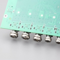 Connecteur circulaire pour circuit imprimé en angle droit de la série B EXG pour équipements médicaux et industriels