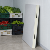 Panneau mural isolant en PU à assemblage rapide, type Cam-lock, pour chambre froide, idéal pour le stockage de fruits et légumes