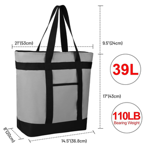 Bolsa de Compras Reutilizable Aislada para Mujeres y Hombres, Bolsa de Reparto de <span class=keywords><strong>Comida</strong></span> para Mantener la <span class=keywords><strong>Comida</strong></span> Fría/Caliente para <span class=keywords><strong>Uber</strong></span> Eats/Doordash/Grubub - Product Image 3