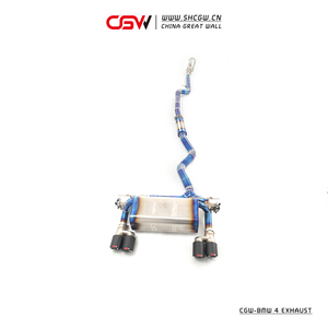 CGW Latest Design High Quality Active <strong>Sound</strong> Titanium Exhaust <strong>Muffler</strong> <strong>Tip</strong> for BMW 420 428 425 430 F32 F33 G22 Catback - Product Image 5