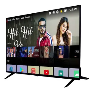 Китай OEM завод ТВ smart 75 дюймов 4K HD телевизор 75 85 100 дюймов плоский экран Смарт-ТВ
