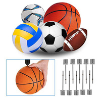 ActEarly 1 SET 5 Pièces Balle de Sport Pompe de Gonflage Aiguille pour Football Basketball Soccer