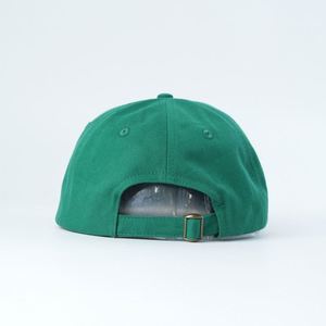 Casquette de baseball vintage vert forêt non structurée à 5 panneaux avec broderie de logo personnalisé, style rétro streetwear, vente en gros - Product Image 4