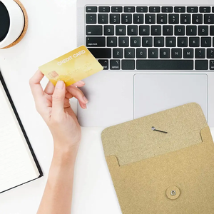 Custom Recyclable <strong>Kraft</strong> Paper <strong>String</strong> <strong>Tie</strong> <strong>Envelope</strong> Brown <strong>String</strong> <strong>Tie</strong> Organza <strong>Envelope</strong> For Packaging Document - Product Image 4