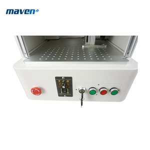 Pas cher <span class=keywords><strong>Prix</strong></span> Motorisé Mini Métal Gravure 30W Laser Machine De Marquage Portative Fiber avec Enceinte - Product Image 2