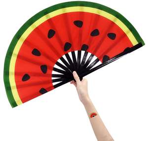 Nuevo Abanico <span class=keywords><strong>de</strong></span> Bambú Personalizado con Impresión, Abanico Tradicional <span class=keywords><strong>de</strong></span> Música, Abanico <span class=keywords><strong>de</strong></span> <span class=keywords><strong>Mano</strong></span> con Diseño Sublimado, Abanico Promocional para Festivales - Product Image 3