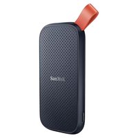 SSD Eksternal Portabel Ukuran Saku 1TB USB Type-C Cangkang Plastik Kecepatan Baca/Tulis 500-600MB/s untuk Laptop Warna Hitam