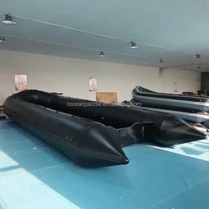 <span class=keywords><strong>Bateau</strong></span> pneumatique pliable 7-<span class=keywords><strong>10m</strong></span> PVC Hypalon 40-50 places, plancher en aluminium/bois/air, homologué CE, compatible avec <span class=keywords><strong>moteur</strong></span> hors-bord - Product Image 4