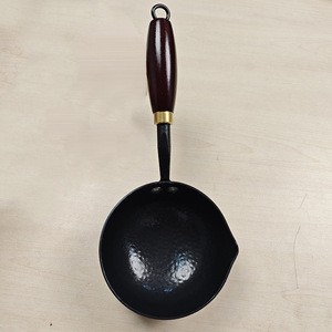 Mini olla para verter aceite, redonda, duradera, solo apta para lavado a mano, para freír huevos, comida para bebés, cocinar - Product Image 2