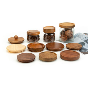 Tapas <span class=keywords><strong>de</strong></span> Boca Regular para Frascos Mason, Tapas Reutilizables <span class=keywords><strong>de</strong></span> Bambú y Madera <span class=keywords><strong>de</strong></span> Acacia <span class=keywords><strong>con</strong></span> Sello <span class=keywords><strong>de</strong></span> Silicona para Recipientes <span class=keywords><strong>de</strong></span> Vidrio - Product Image 2