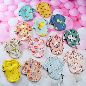 Nouveaux gilets à capuche pour chiens de dessin animé, vêtements pour animaux de compagnie pour petits chiens, chemise en coton, <span class=keywords><strong>manteau</strong></span> pour chiot, vêtements pour animaux de compagnie, pull, pyjama pour animaux de compagnie - Product Image 3